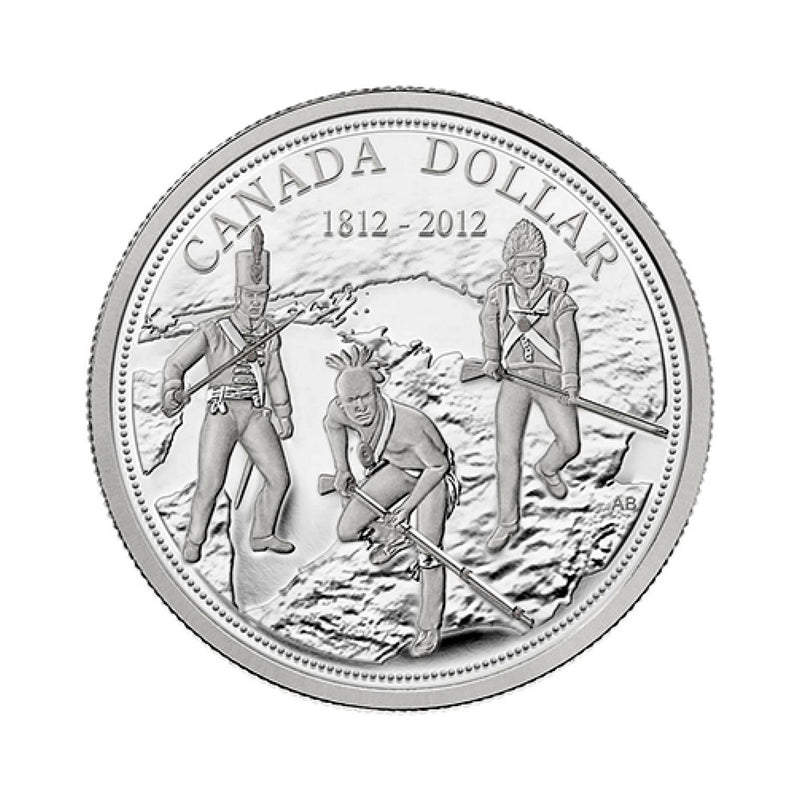 2012 Canada Dollar 200th Anniversary Of The War Of 1812 Proof Silver