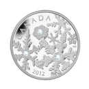 2012 Canada $20 Holiday Snowstorm Fine Silver Coin