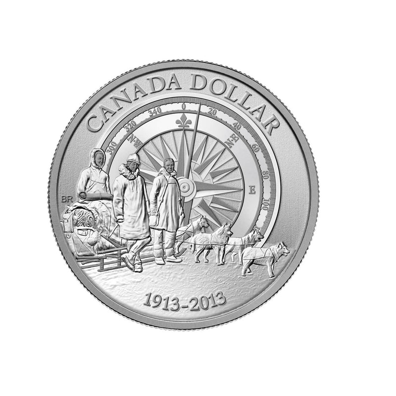 2013 Canada  Specimen Set Canadian Arctic Expedition Centennial Silver Dollar 7 Coin Set