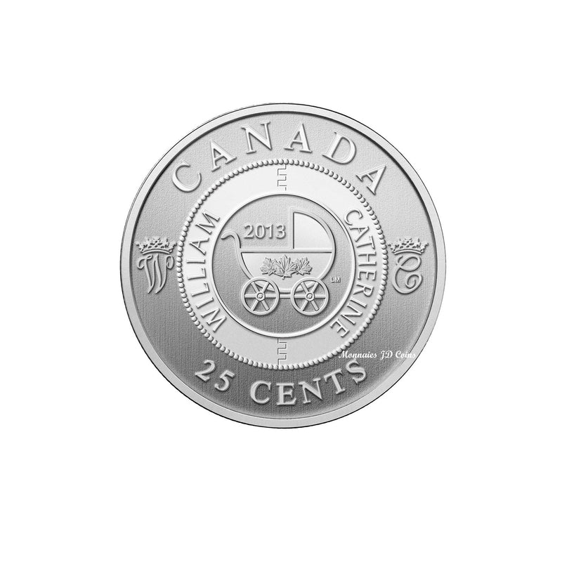 2013 Canada 25 Cent Birth Of The Royal Infant