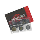 2013 Canada Uncirculated Proof Like Coin Set Type 2($2 has Doubling of the date)