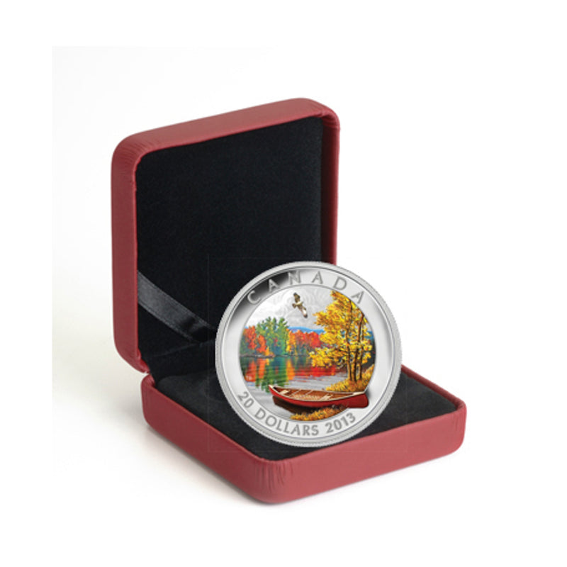 2013 Canada $20 Autumn Bliss Fine Silver Coin (No Tax)