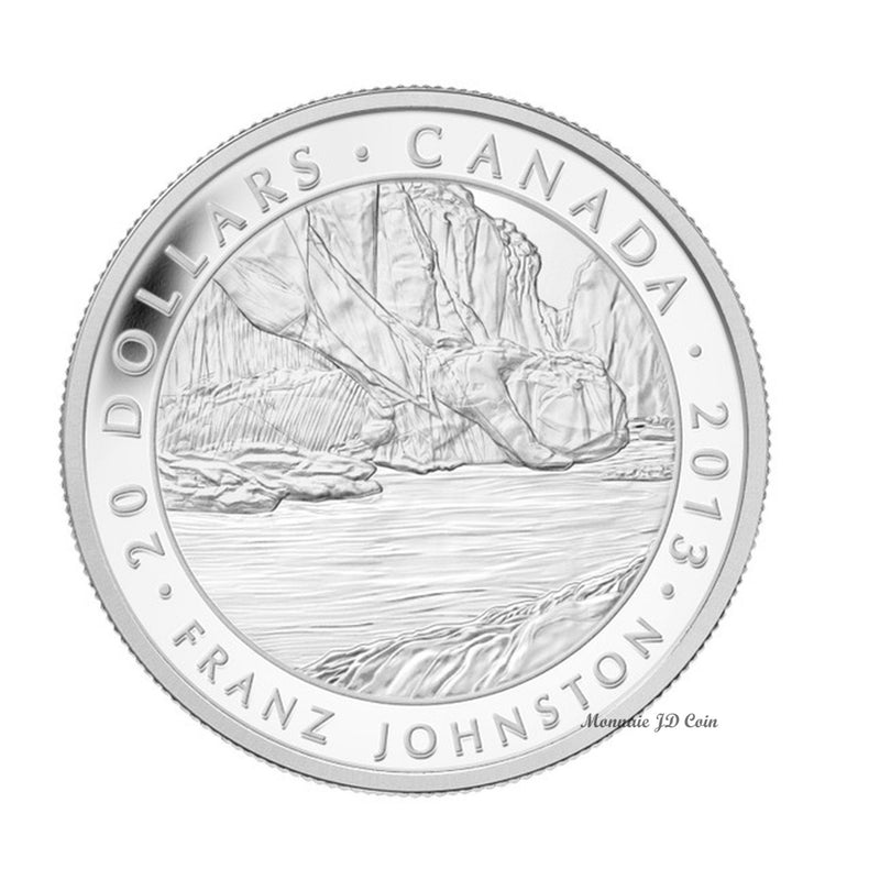 2013 Canada $20 Group Of Seven Franz Johnston Pure Silver