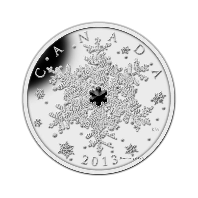 2013 Canada $20 Winter Snowflake Fine Silver