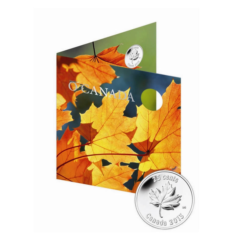 2013 Oh Canada Gift Set With Commemorative 25 Cent