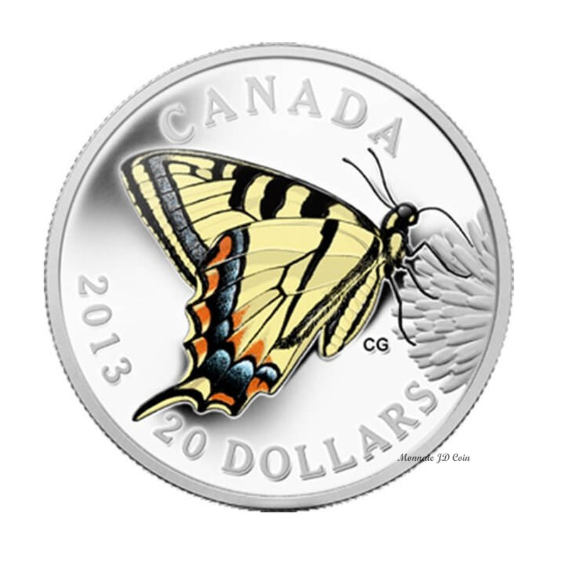 2013 $20 Butterflies of Canada - Canadian Tiger Swallowtail (No Tax)