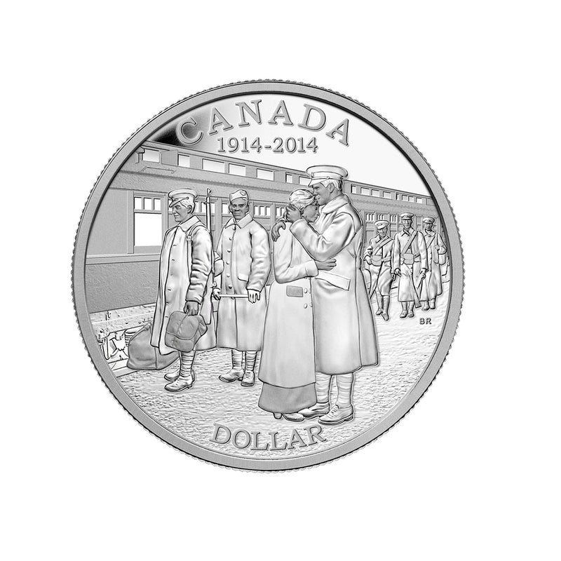 2014 Canada Silver Dollar Proof Set 100th Anniversary of WWI