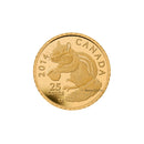 2014 Canada 25 Cent The Eastern Chipmunk 0.5g Fine Gold Coin