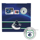 2014 Canada 25 Cents Vancouver Canucks NHL Coin And Stamps Mint