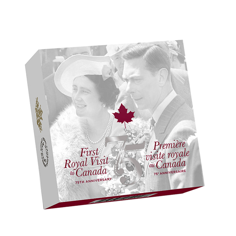2014 Canada $20 Coin 75Th Ann. First Royal Visit Pure Silver(No Tax)
