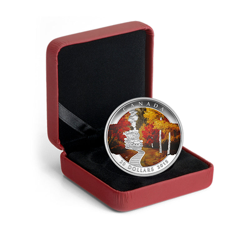 2015 Canada $20 Autumn Express Fine Silver Coin (No Tax)