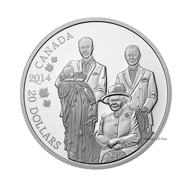 2014 Canada $20 Royal Generations Fine Silver (No Tax)