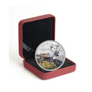 2014 Canada $20 Dollars Coloured Coin The Caribou - Fine Silver(No Tax)