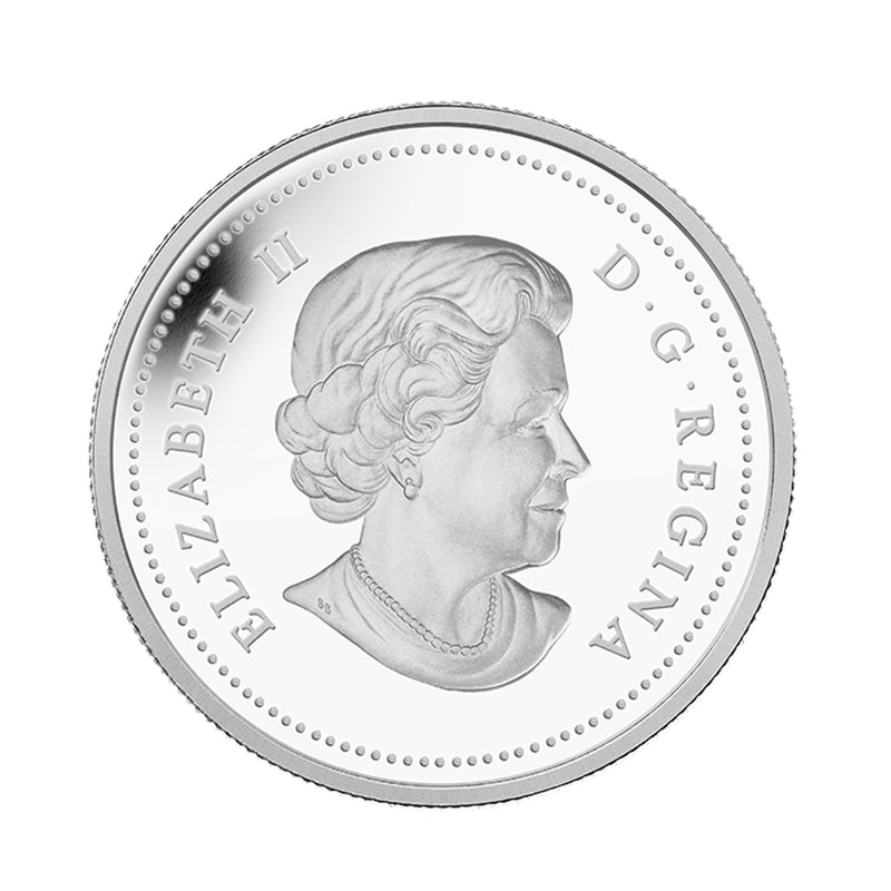 2014 Canada $20 Venetian Glass Snowman Fine Silver Coin (No Tax)