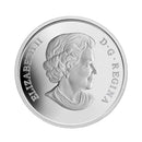 2014 Canada $20 Water-Lily & Venetian Glass Leopard Frog Silver Coin