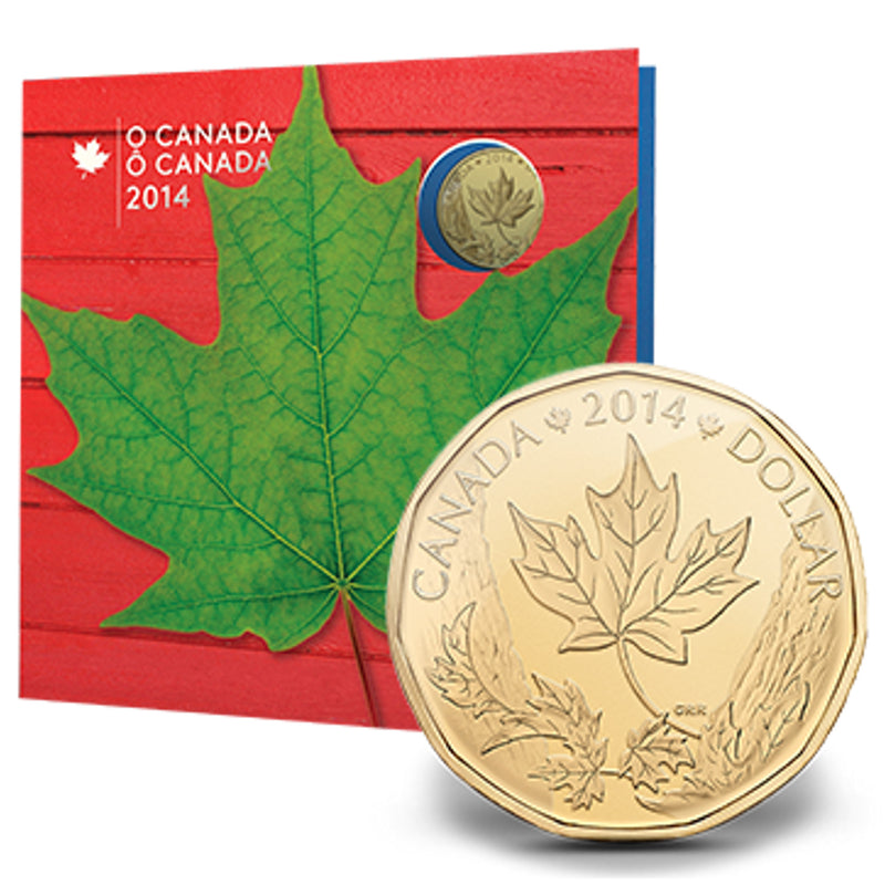 2014 Canada Oh Canada Gift Set with Special Commemorative Loon Dollar Coin