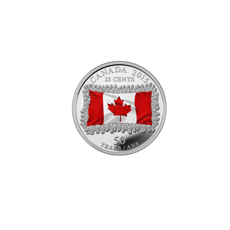 2015 Canada Special Edition Proof Set 50th Anniversary Of The Canadian Flag