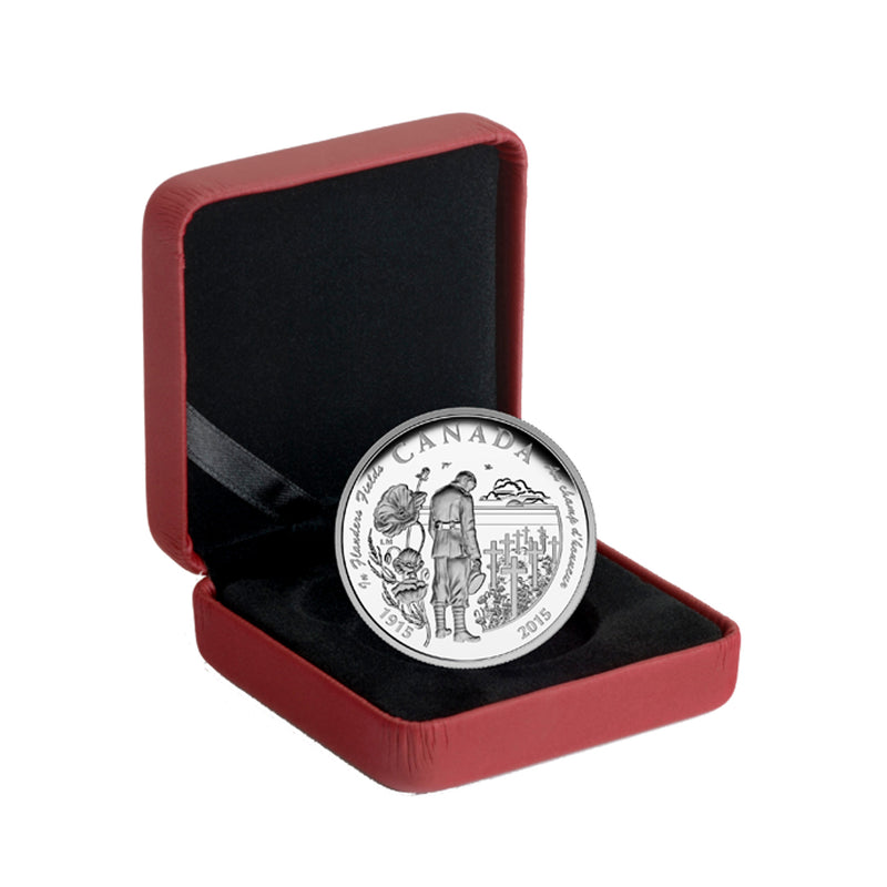 2015 Canada $20 100th Anniversary of In Flanders Fields Fine Silver (No Tax)