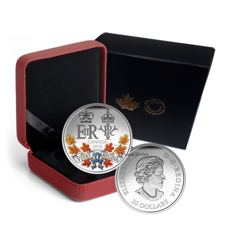 2015 Canada $20 A Historic Reign Fine Silver Coin (12)