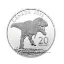 2015 Canada $20 Canadian Dinosaurs: Albertosaurus Fine Silver (No Tax)