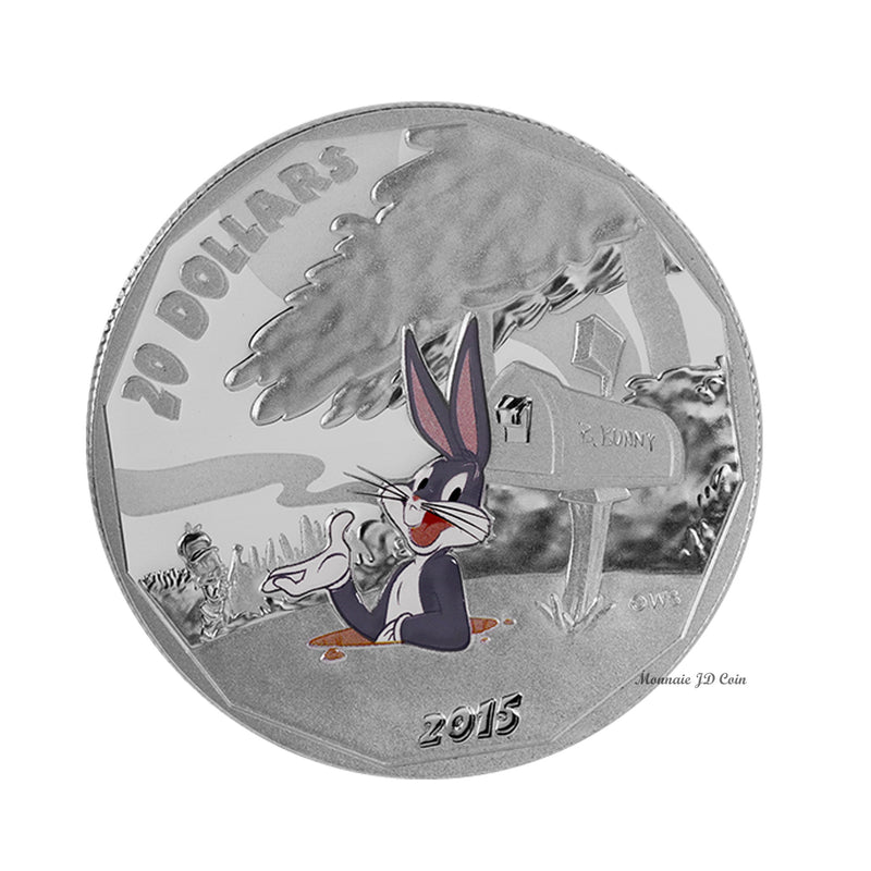 2015 Canada $20 Looney Tunes Bugs Bunny Fine Silver (No Tax)