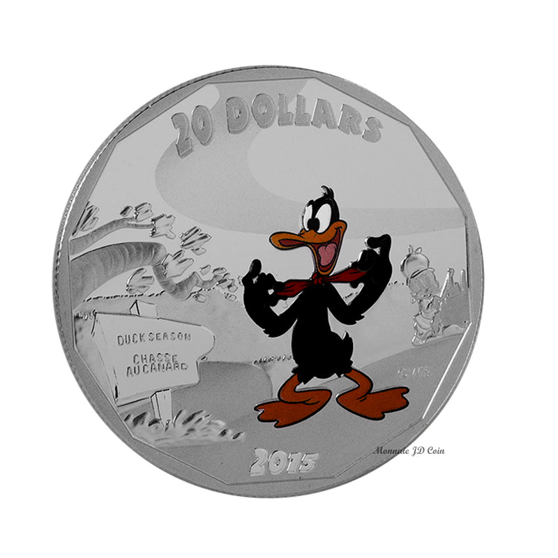 2015 Canada $20 Looney Tunes Daffy Duck Fine Silver (No Tax)