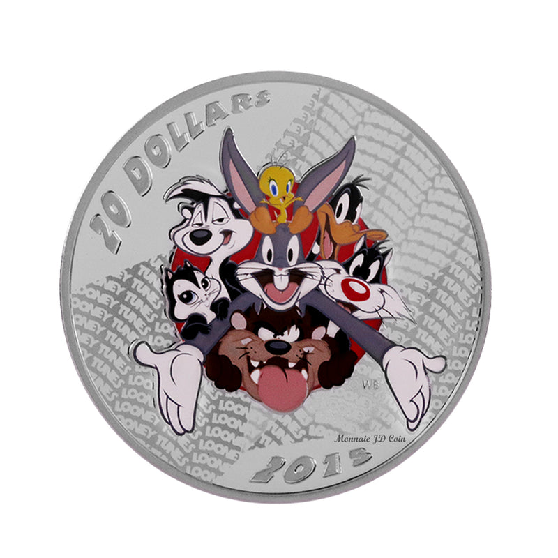 2015 Canada $20 Looney Tunes Classic Scenes Merrie Melodies Fine Silver (No Tax)