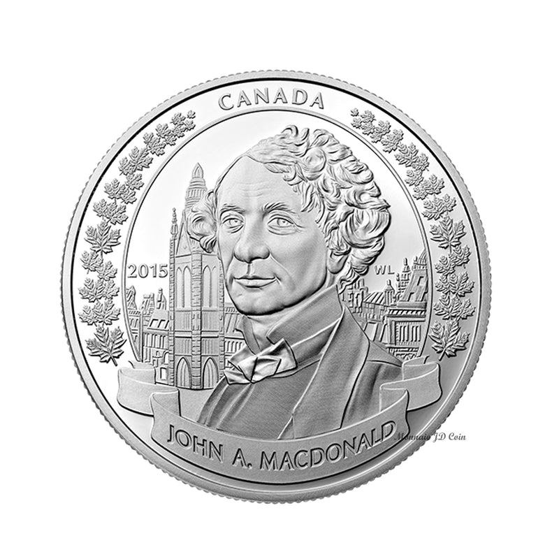 2015 Canada $20 Sir John A. Macdonald Fine Silver (No Tax)