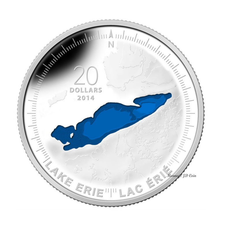 2014 Canada $20 The Great Lakes - Lake Erie (