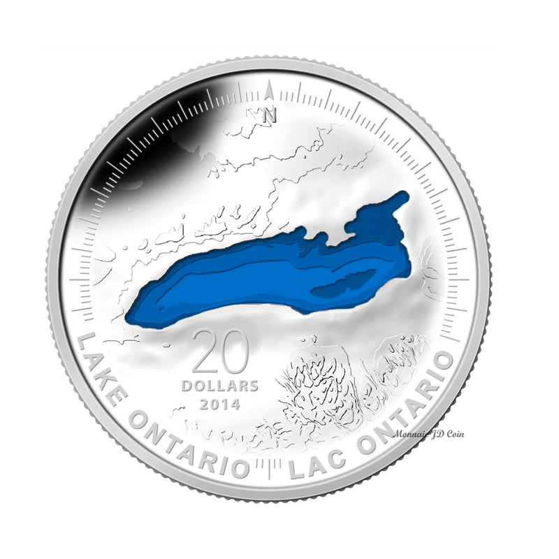 2014 Canada $20 The Great Lakes - Lake Ontario(