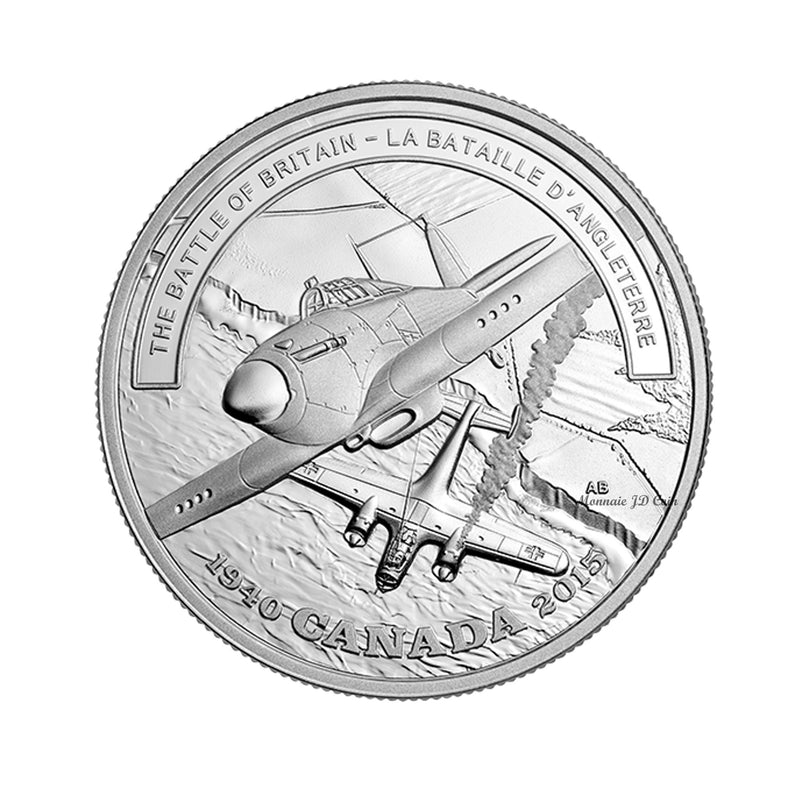 2015 Canada $20 WWII Battlefront - The Battle of Britain Fine Silver (No Tax)