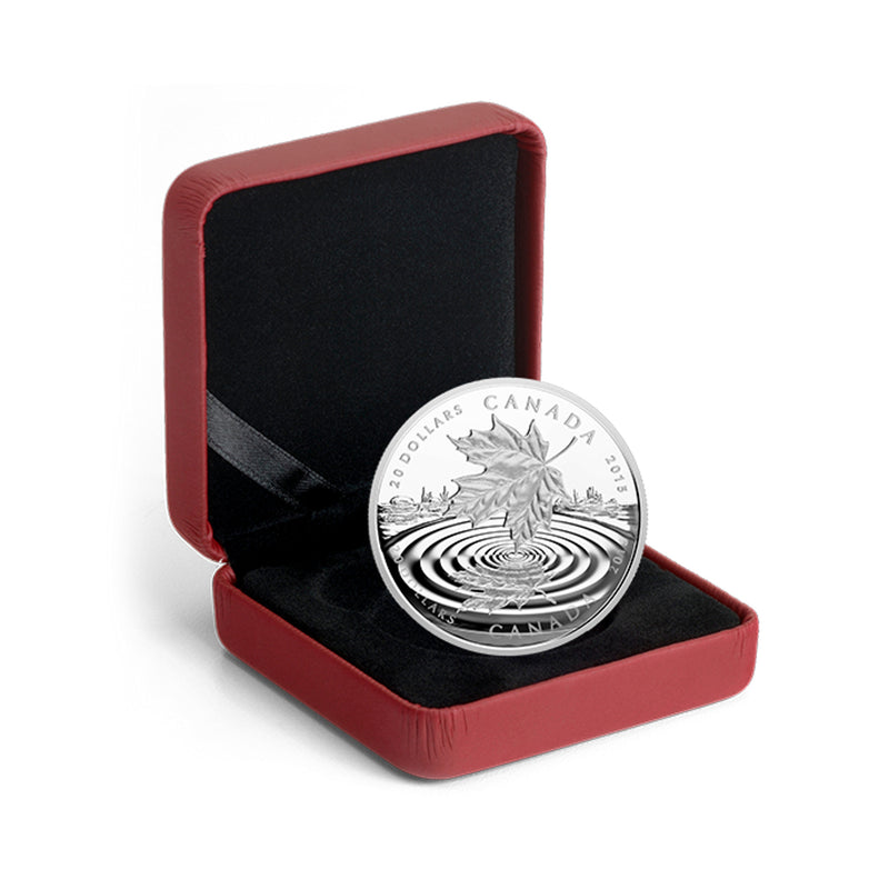 2015 Canada $20 Maple Leaf Reflection Fine Silver (No Tax)