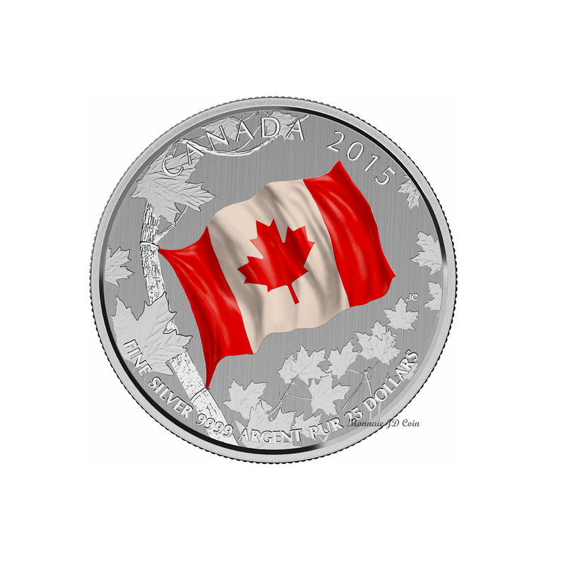 2015 Canada $25 For $25 Canadian Flag (