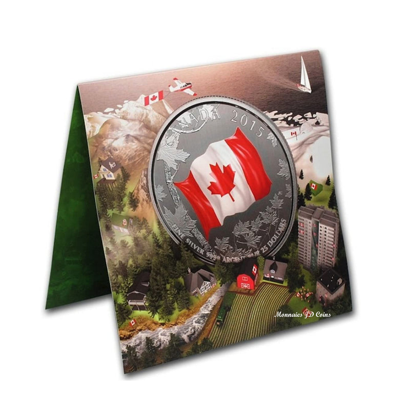 2015 Canada $25 For $25 Canadian Flag (