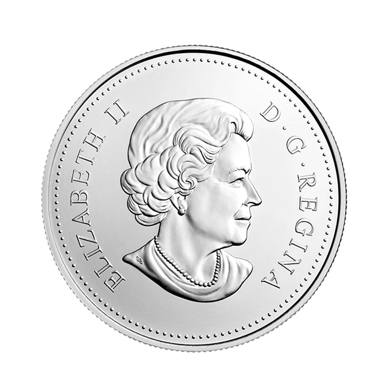 2015 Canada Dollar 50th Anniversary Of The Canadian Flag Fine Silver