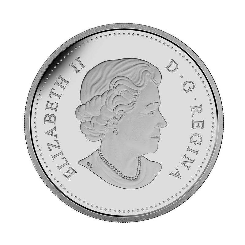 2015 Canada Dollar 50th Anniversary Of The Canadian Flag Proof Fine Silver