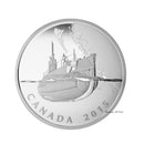 2015 $20 Canadian Home Front - First Submarines During WWI Fine Silver (No Tax)
