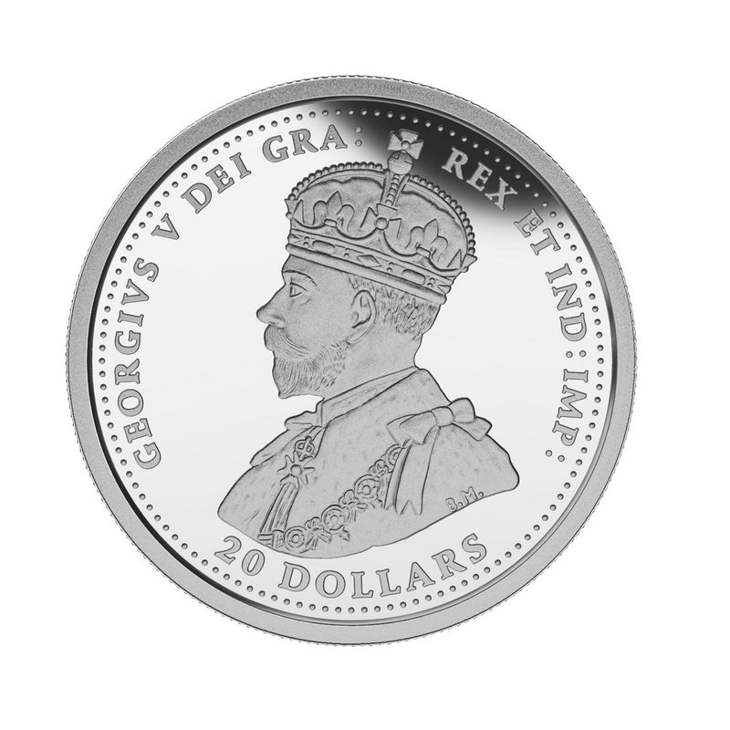 2015 $20 The Canadian Home Front - Transcontinental Railroad Fine Silver (No Tax)