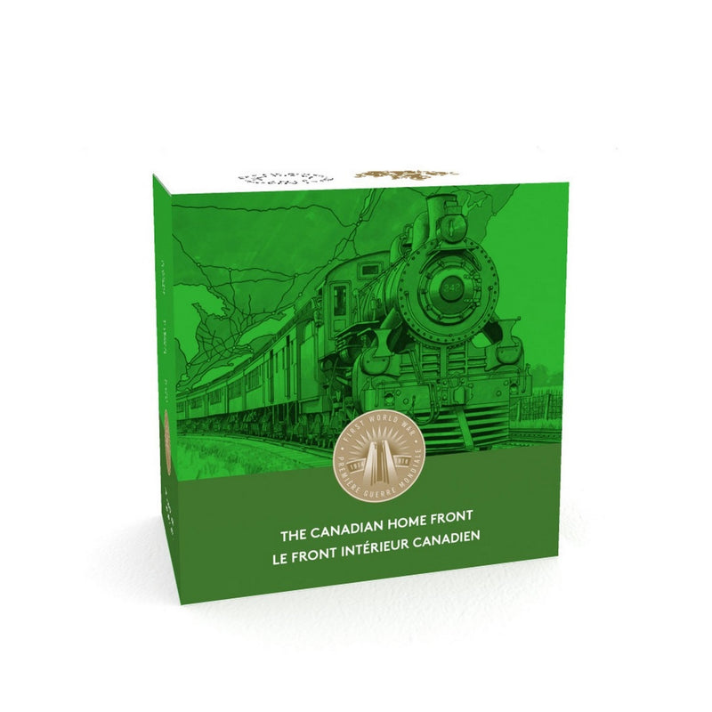 2015 $20 The Canadian Home Front - Transcontinental Railroad Fine Silver (No Tax)