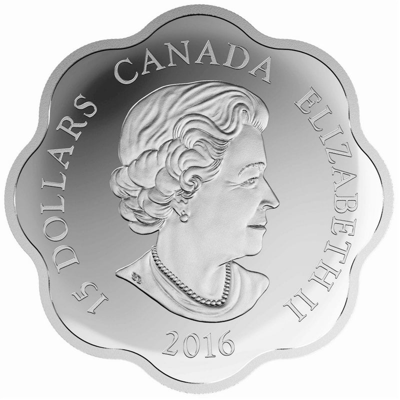 2016 Canada $15 Lunar Lotus Year Of The Monkey Fine Silver Coin