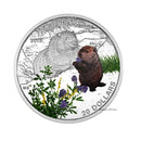 2016 Canada $20 Baby Animals - The Woodchuck Fine Silver (No Tax)