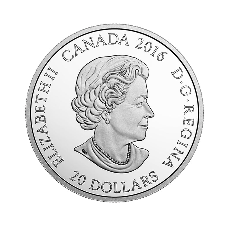 2016 Canada $20 Diwali Festival of Lights Fine Silver (No Tax)