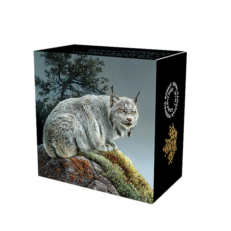 2016 Canada $20 Majestic Animals - Commanding Canadian Lynx Fine Silver (No Tax)