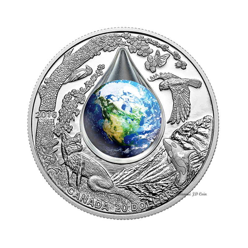 2016 Canada $20 Mother Earth Fine Silver Coin (No Tax)