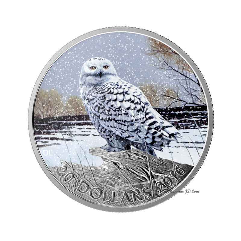 2016 Canada $20 Snowy Owl Fine Silver coin (No Tax)