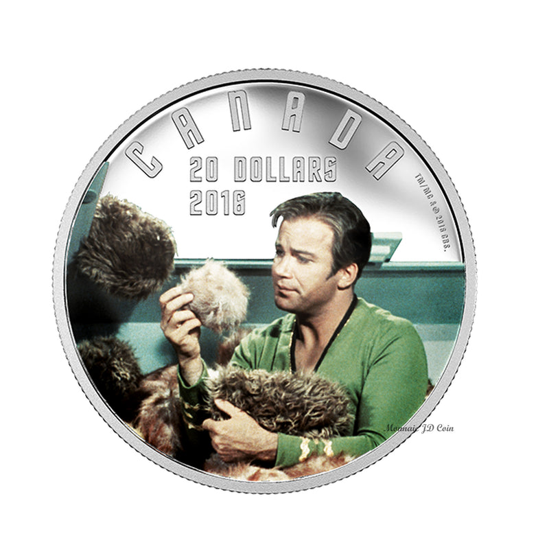 2016 Canada $20 Star Trek - The Trouble with Tribbles Fine Silver (No Tax)