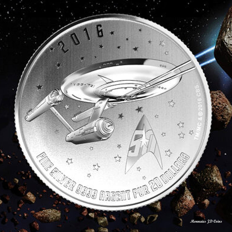 2016 Canada $20 Star Trek Enterprise ($20 for $20
