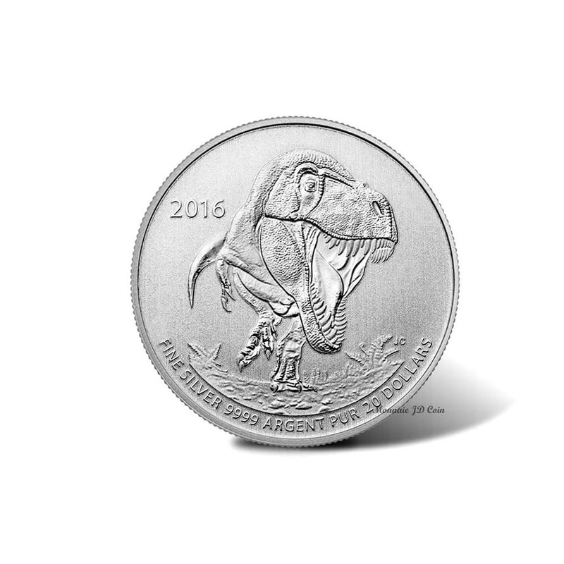 2016 Canada $20 for $20 Tyrannosaurus Rex (