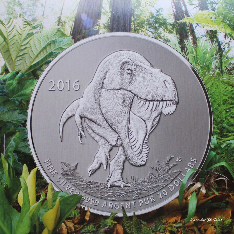 2016 Canada $20 for $20 Tyrannosaurus Rex (