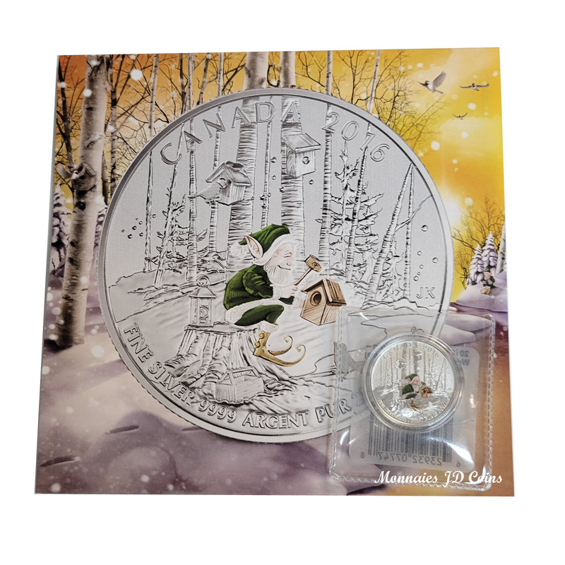 2016 Canada 25$ For 25$ Woodland Elf Fine Silver Coin